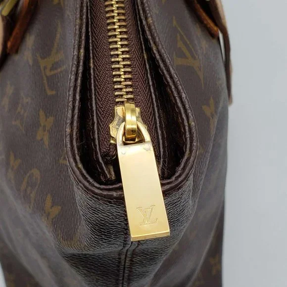 100% Authentic Louis Vuitton Cabas Mezzo Brown Monogram Tote Bag - Picture 7 of 15
